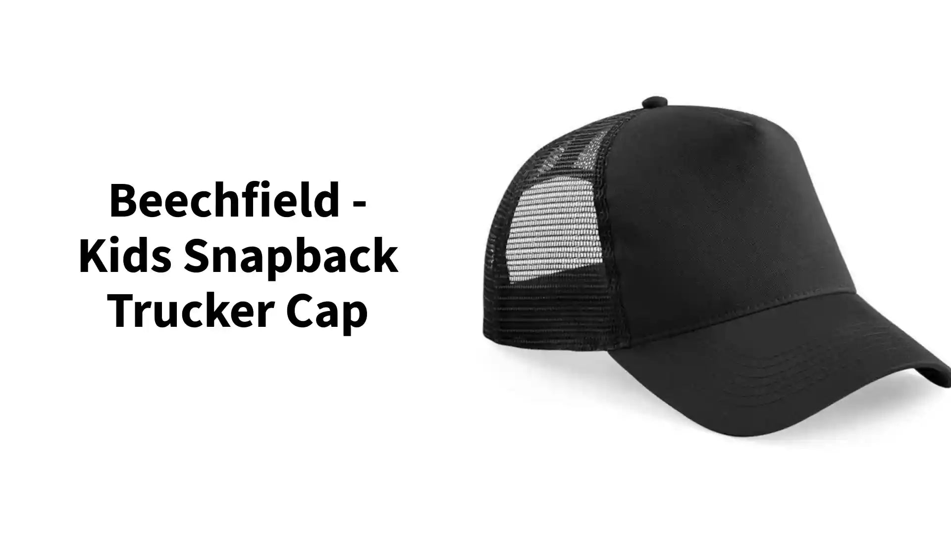 Beechfield - Kids Snapback Trucker Cap by@Outfy