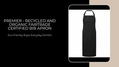 Premier - Recycled and Organic Fairtrade Certified Bib Apron by@Outfy