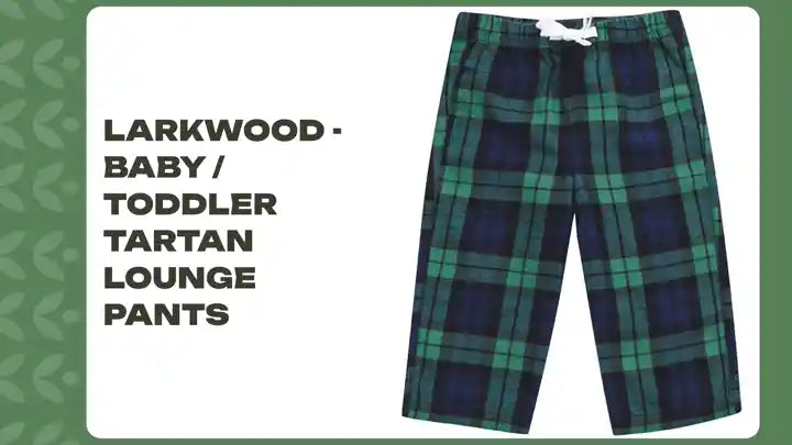 Larkwood - Baby / Toddler Tartan Lounge Pants by@Outfy