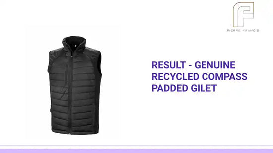 Result - Genuine Recycled Compass Padded Gilet by@Outfy