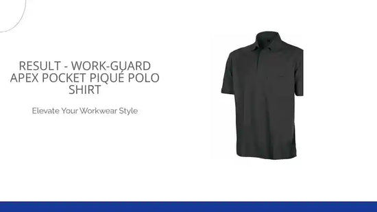 Result - Work-Guard Apex Pocket Piqu&eacute; Polo Shirt by@Outfy