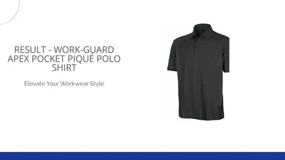 Result - Work-Guard Apex Pocket Piqu&eacute; Polo Shirt by@Outfy