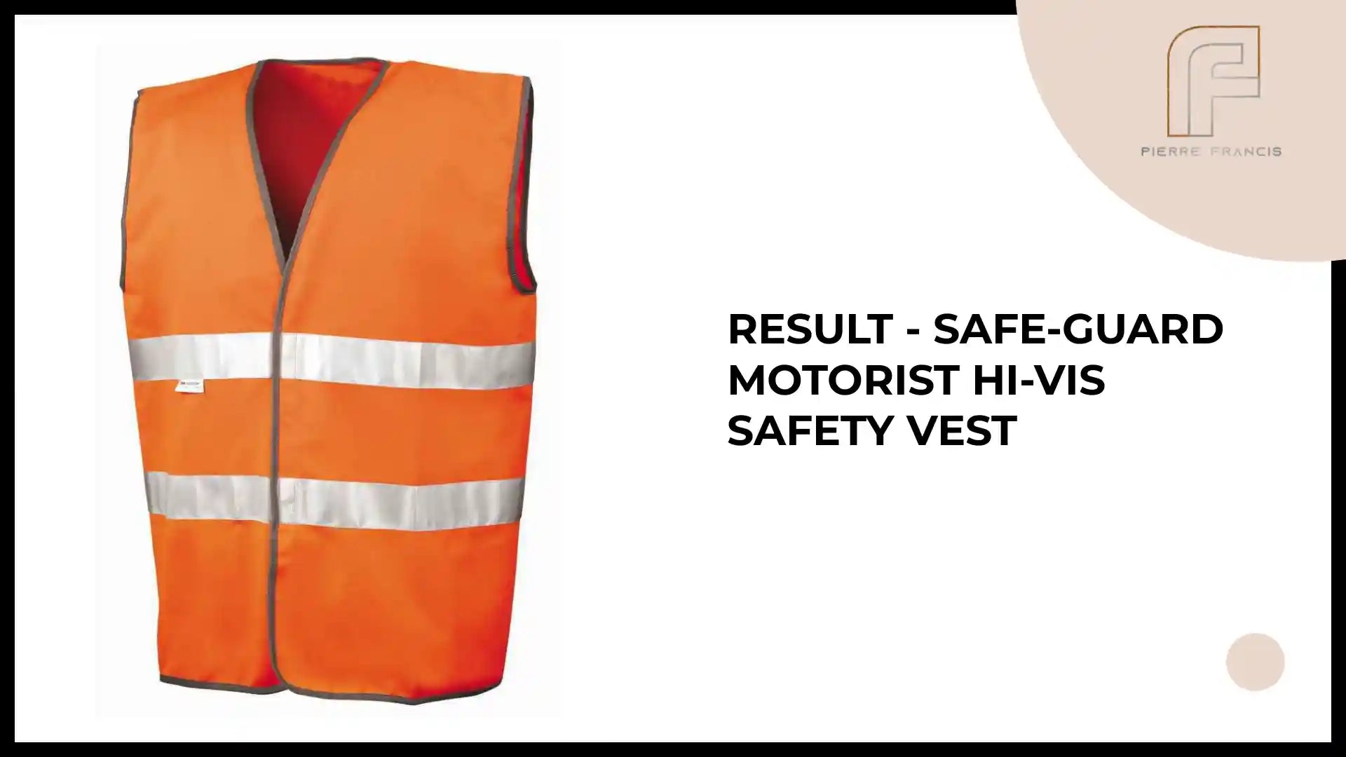 Result - Safe-Guard Motorist Hi-Vis Safety Vest by@Outfy