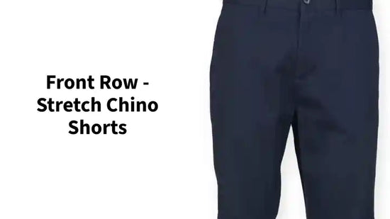 Front Row - Stretch Chino Shorts by@Outfy