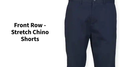 Front Row - Stretch Chino Shorts by@Outfy