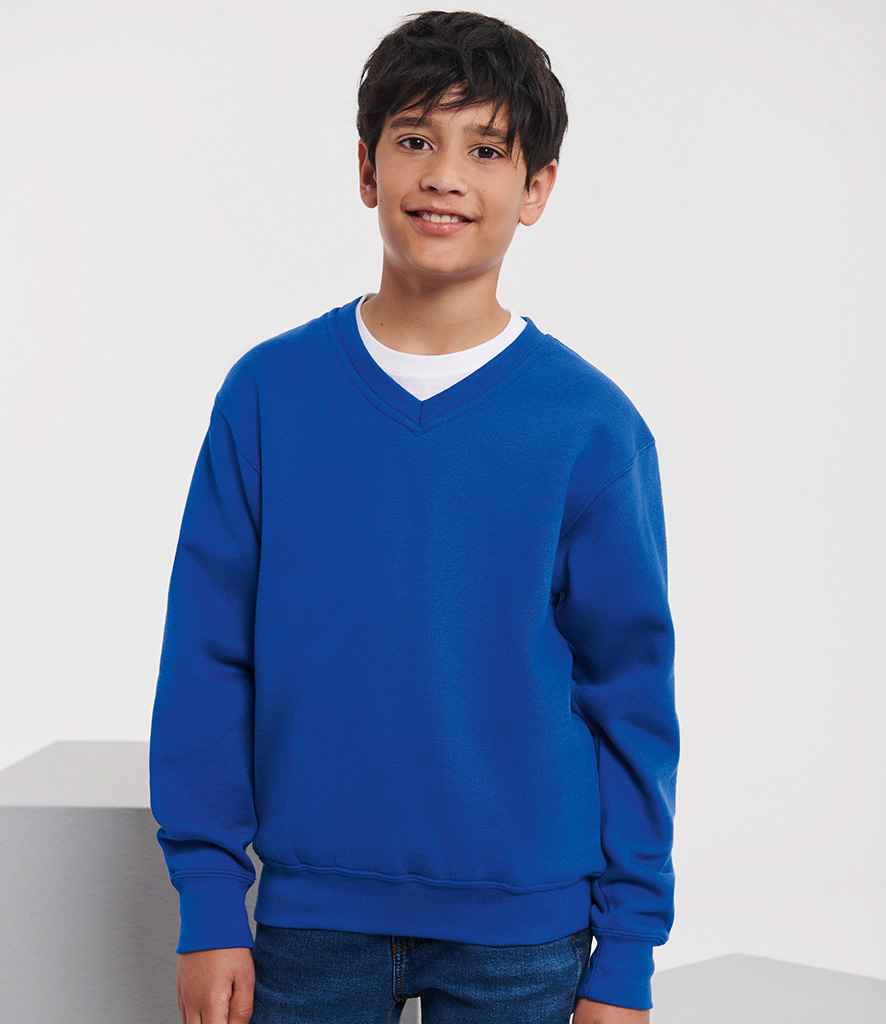 Russell - Schoolgear Kids V Neck Sweatshirt - Pierre Francis