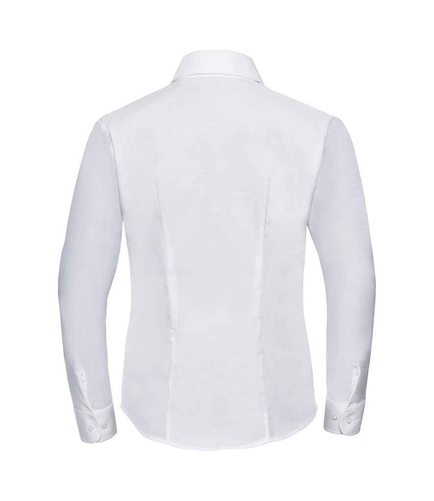 Russell Collection - Ladies Long Sleeve Easy Care Oxford Shirt - Pierre Francis