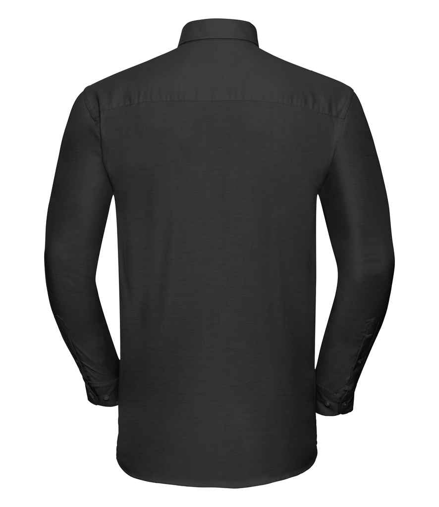 Russell Collection - Long Sleeve Easy Care Oxford Shirt - Pierre Francis