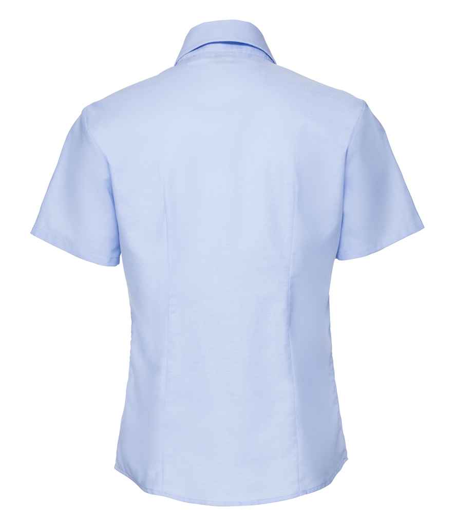 Russell Collection - Ladies Short Sleeve Easy Care Oxford Shirt - Pierre Francis