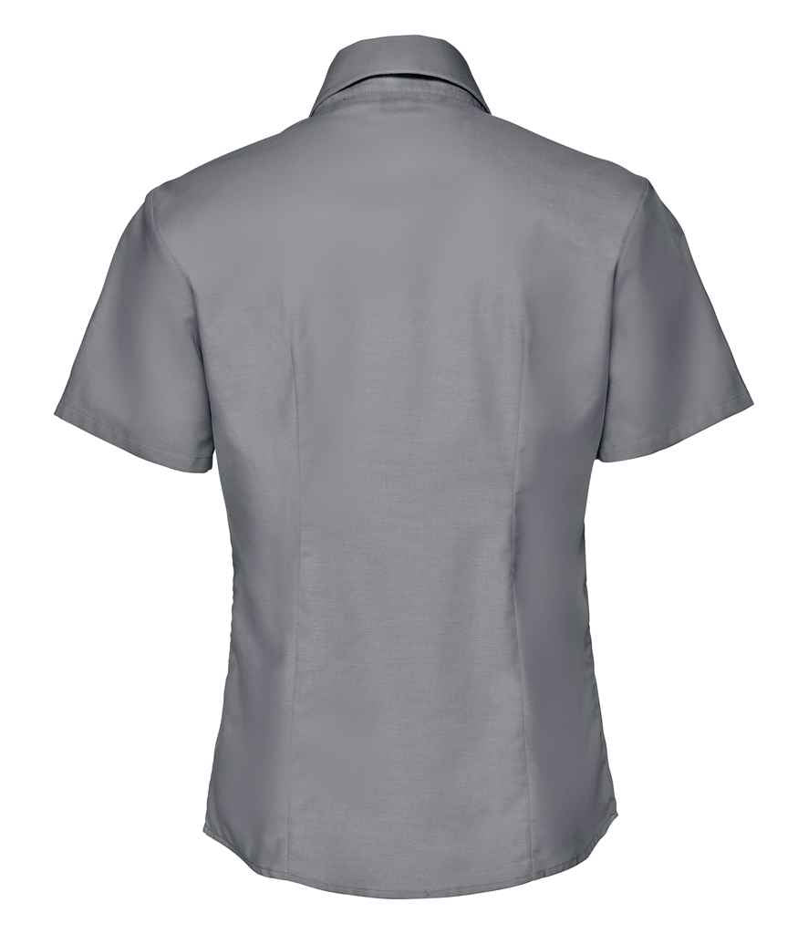 Russell Collection - Ladies Short Sleeve Easy Care Oxford Shirt - Pierre Francis