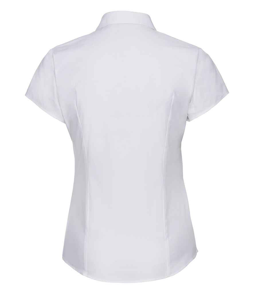 Russell Collection - Ladies Short Sleeve Easy Care Fitted Shirt - Pierre Francis