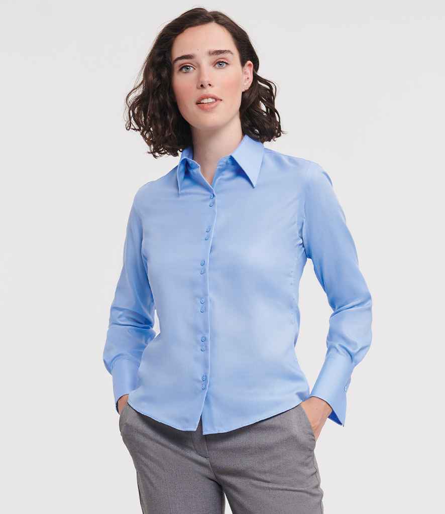 Russell Collection - Ladies Long Sleeve Ultimate Non-Iron Shirt - Pierre Francis