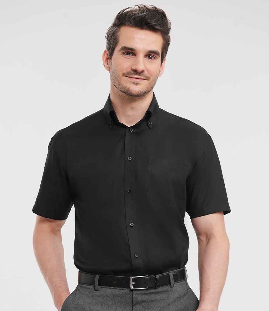 Russell Collection - Short Sleeve Ultimate Non-Iron Shirt - Pierre Francis