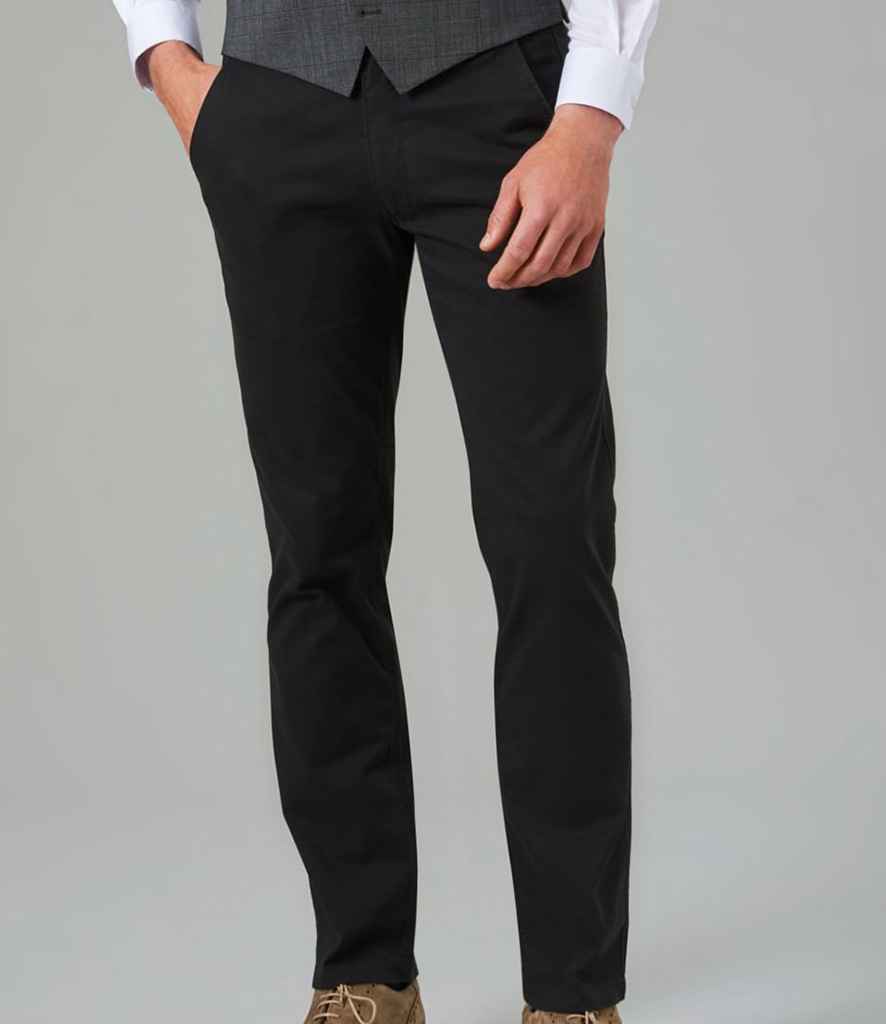 Brook Taverner - Miami Slim Fit Chino Trousers - Pierre Francis