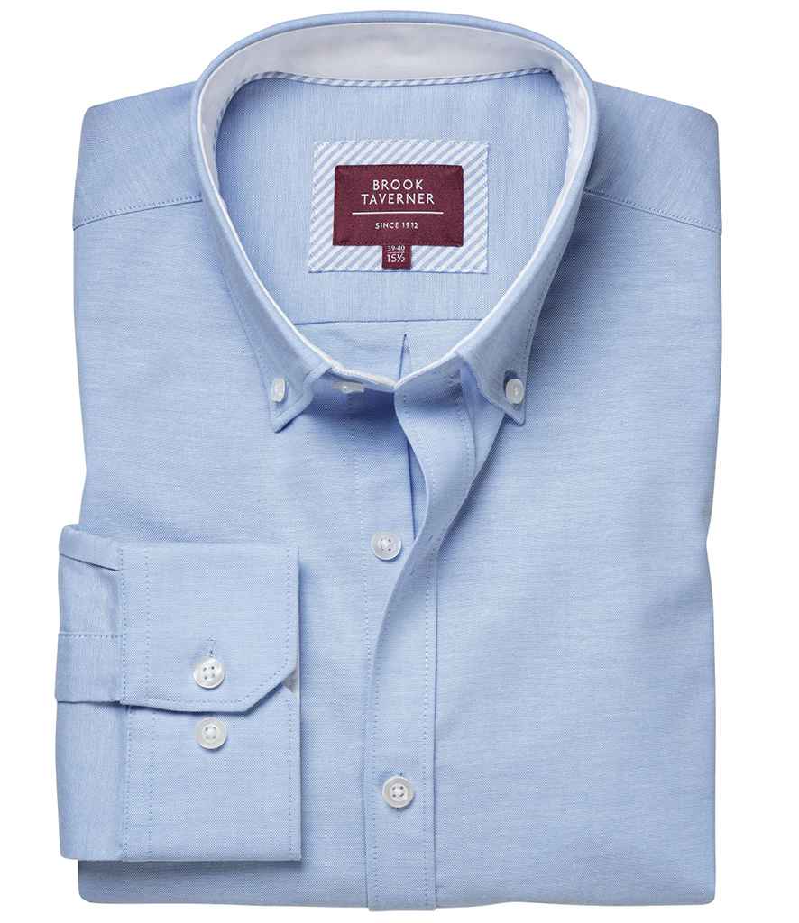 Brook Taverner - Lawrence Long Shirt Stretch Oxford Shirt - Pierre Francis