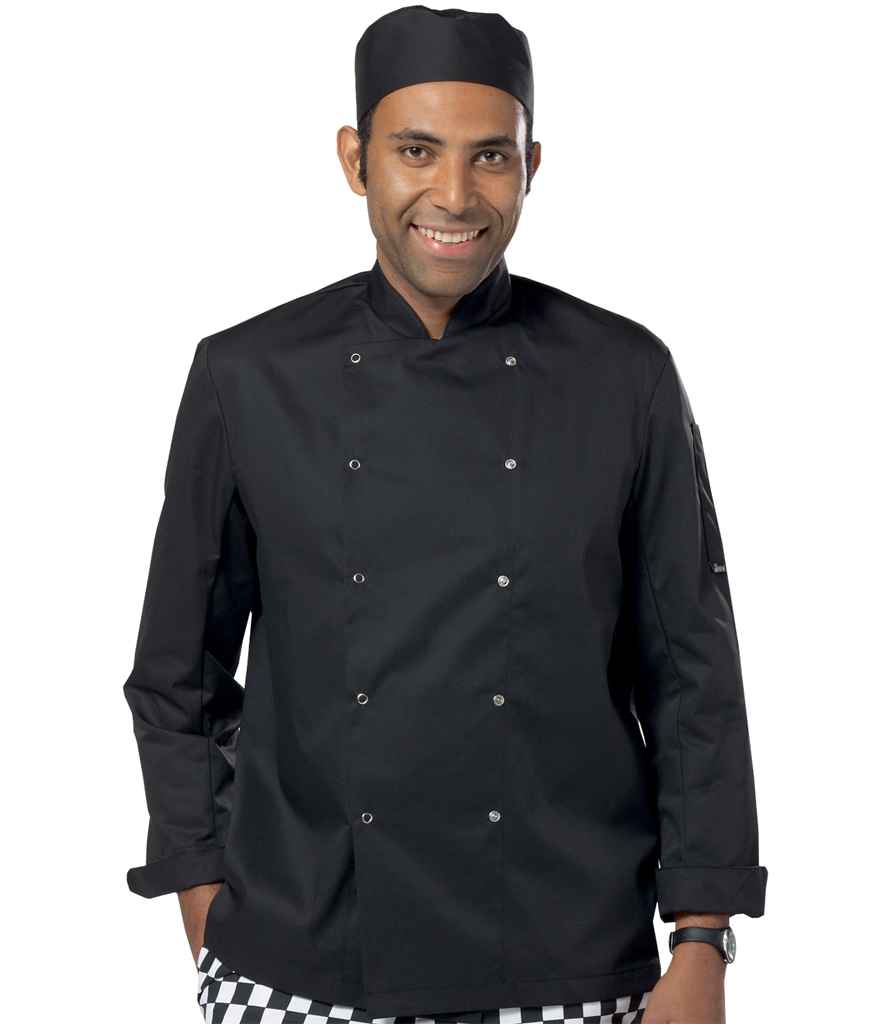 Dennys - Long Sleeve Press Stud Chef's Jacket - Pierre Francis