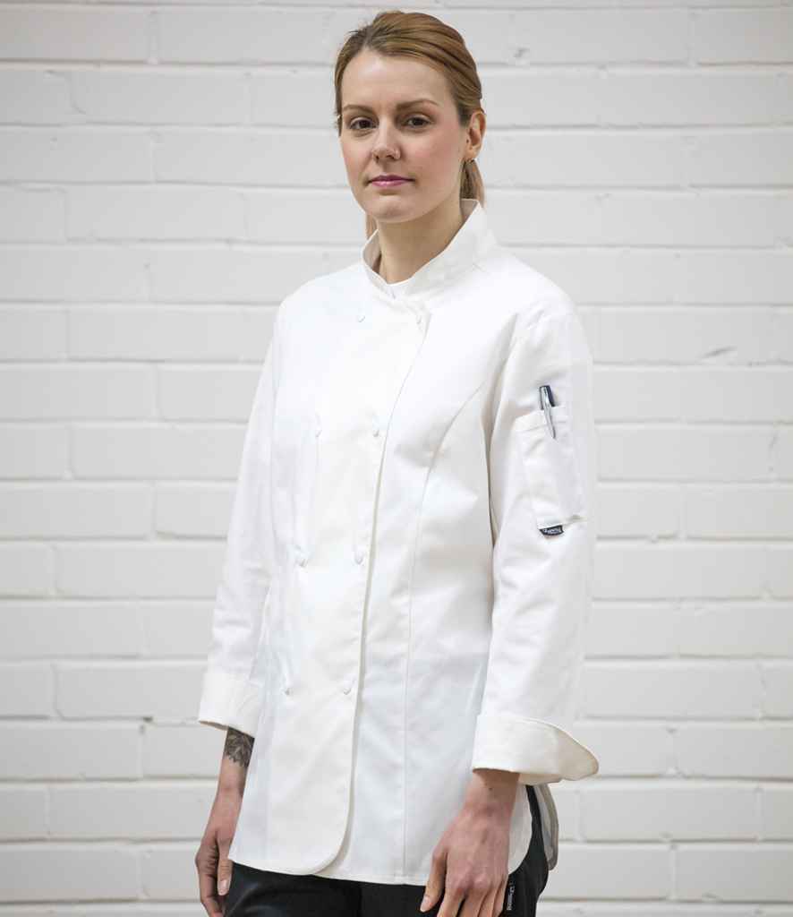 Dennys - Ladies Long Sleeve Premium Chef's Jacket - Pierre Francis