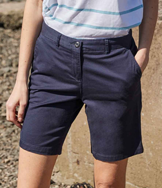 Front Row - Ladies Stretch Chino Shorts - Pierre Francis