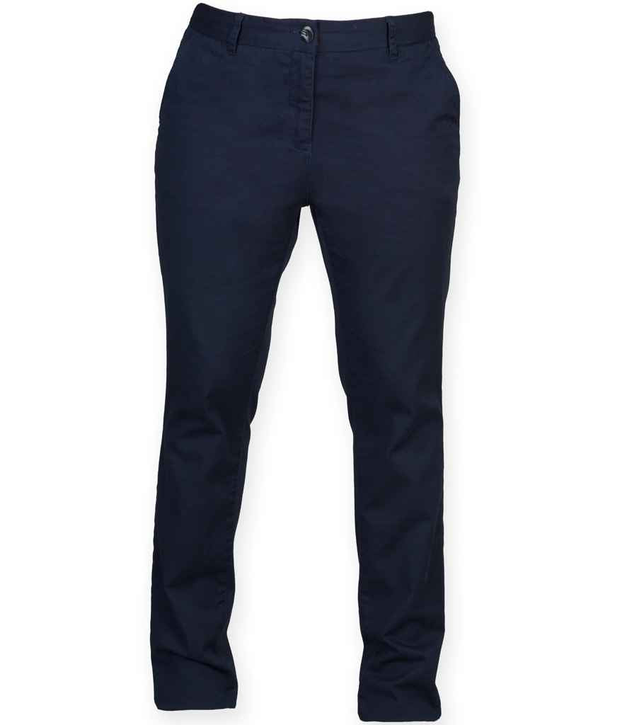 Front Row - Ladies Stretch Chino Trousers - Pierre Francis