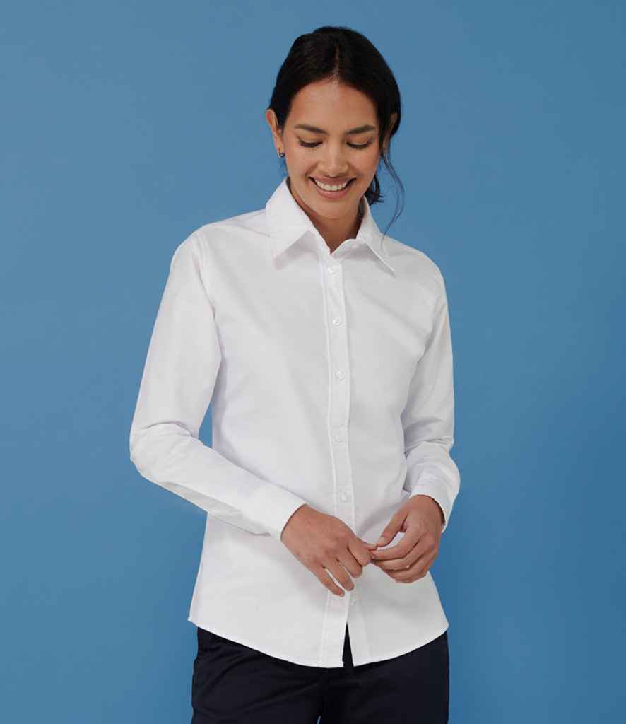 Henbury - Ladies Long Sleeve Classic Oxford Shirt - Pierre Francis