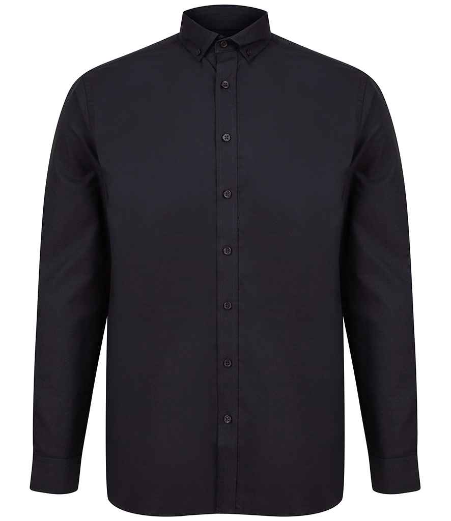 Henbury - Modern Long Sleeve Classic Fit Oxford Shirt - Pierre Francis