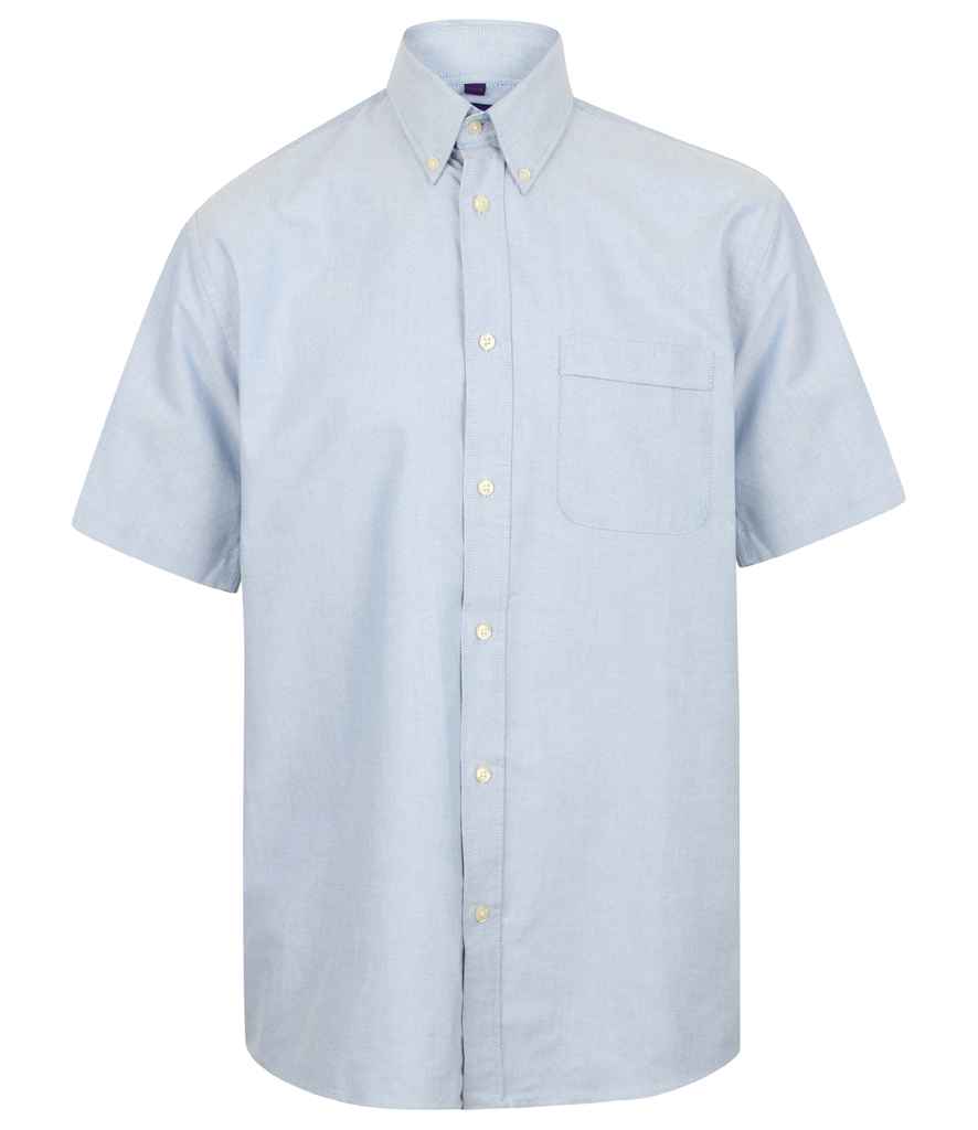 Henbury - Short Sleeve Classic Oxford Shirt - Pierre Francis