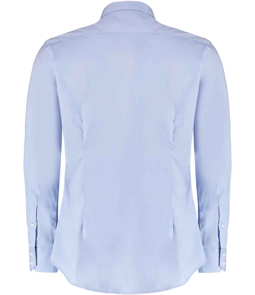 Kustom Kit - Slim Fit Stretch Long Sleeve Oxford Shirt - Pierre Francis