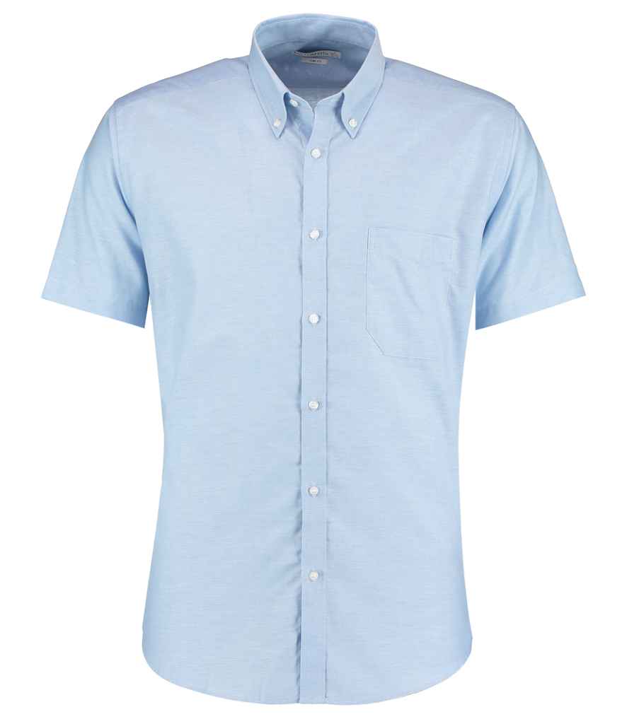 Kustom Kit - Short Sleeve Slim Fit Oxford Shirt - Pierre Francis