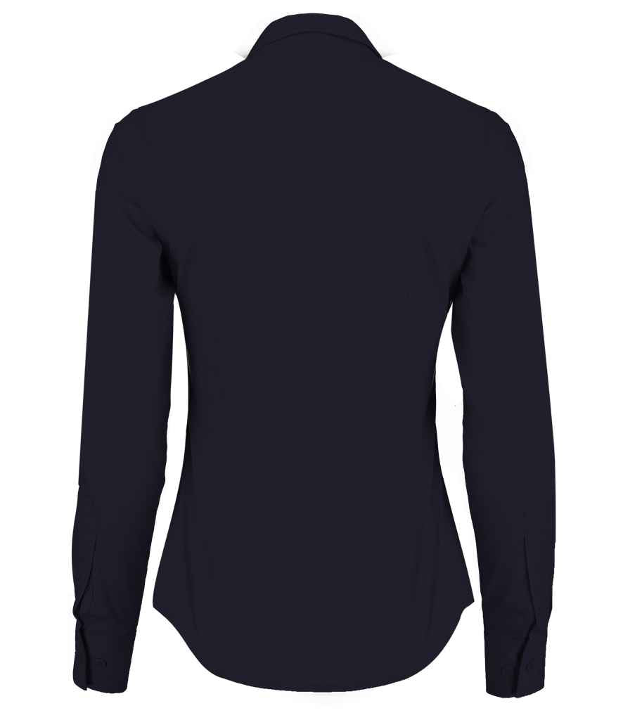 Kustom Kit - Ladies Long Sleeve Tailored Poplin Shirt - Pierre Francis