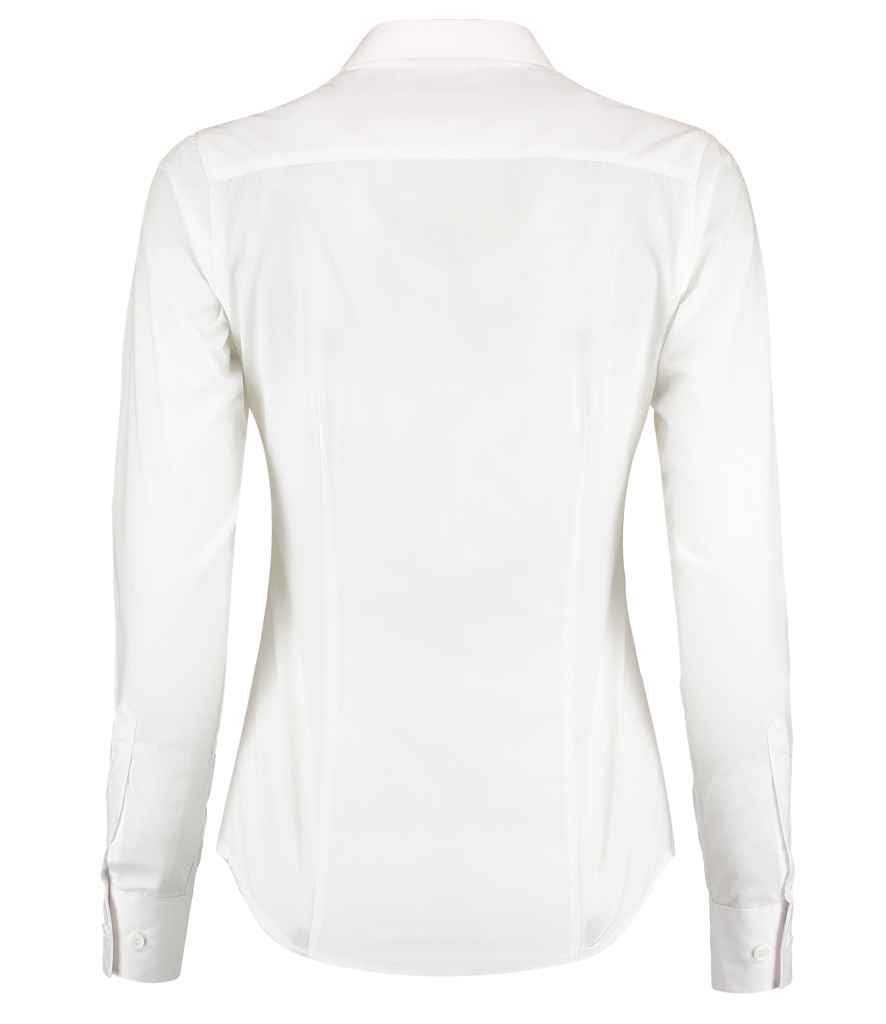 Kustom Kit - Ladies Long Sleeve Tailored Poplin Shirt - Pierre Francis