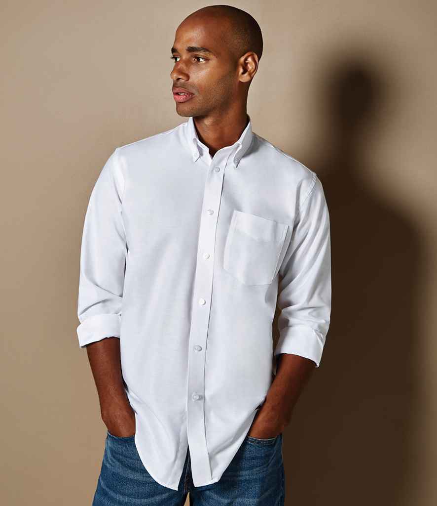 Kustom Kit - Long Sleeve Classic Fit Workwear Oxford Shirt - Pierre Francis