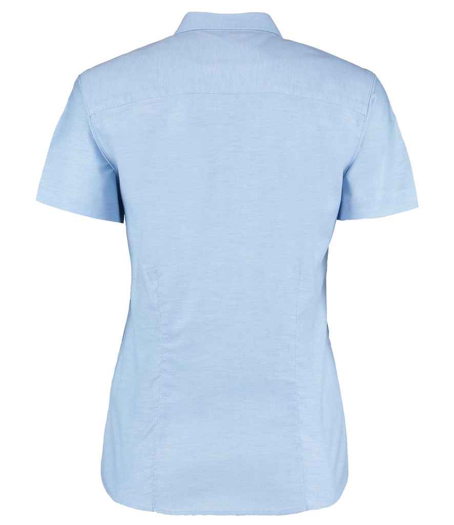 Kustom Kit - Ladies Short Sleeve Tailored Workwear Oxford Shirt - Pierre Francis