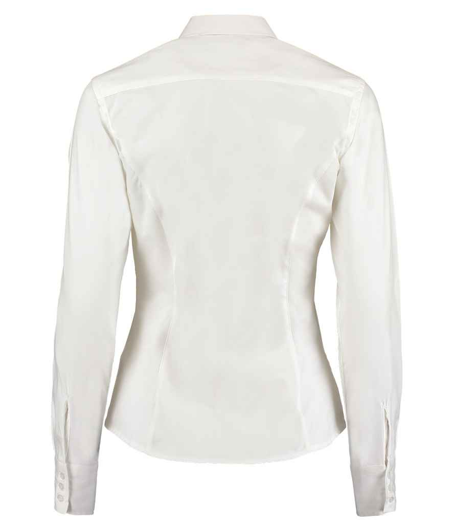 Kustom Kit - Ladies Premium Long Sleeve Tailored Oxford Shirt - Pierre Francis