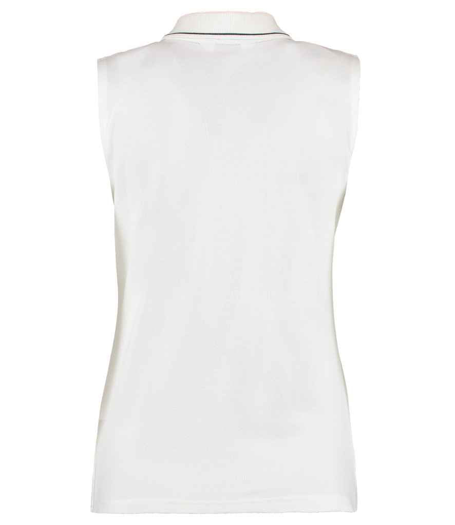 Kustom Kit - Ladies Proactive Sleeveless Cotton Piqué Polo Shirt - Pierre Francis