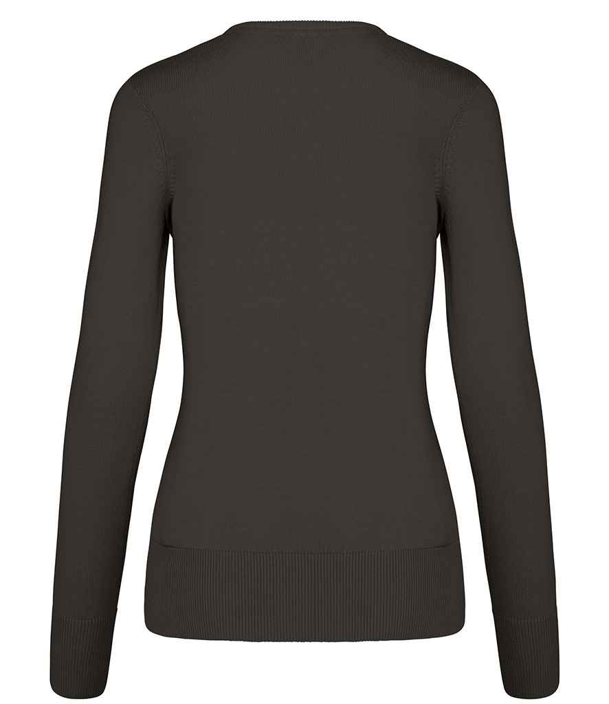 Kariban - Ladies Cotton Acrylic V Neck Sweater - Pierre Francis