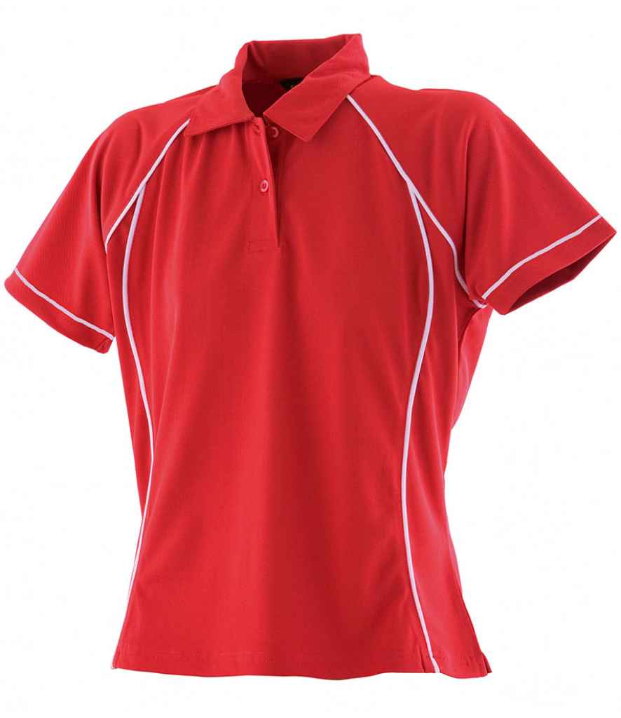 Finden and Hales - Ladies Performance Piped Polo Shirt - Pierre Francis
