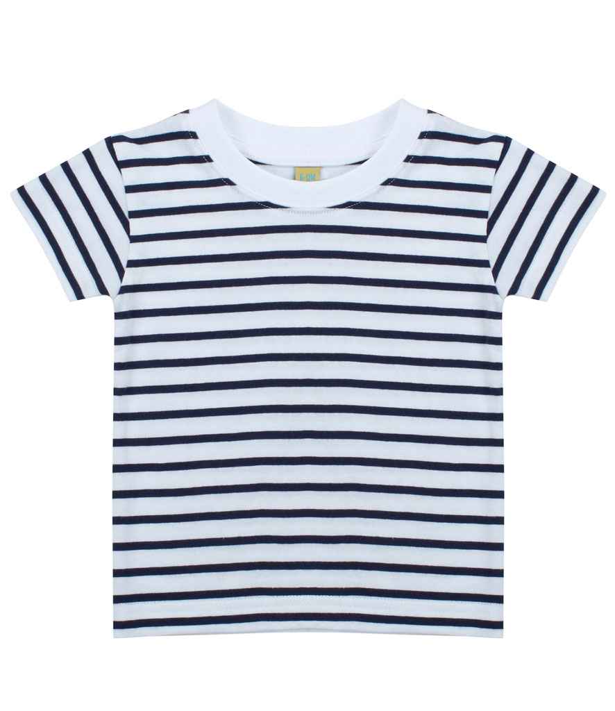 Larkwood - Baby / Toddler Striped Crew Neck T-Shirt - Pierre Francis