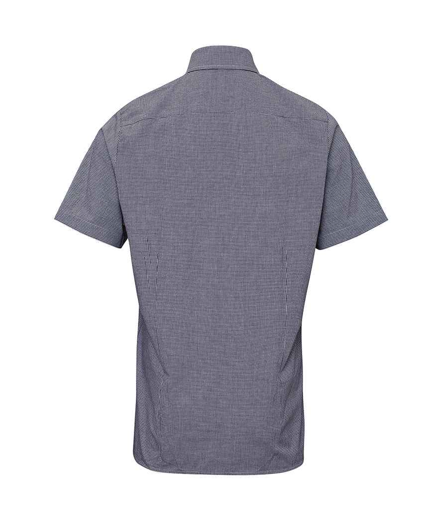 Premier - Gingham Short Sleeve Shirt - Pierre Francis