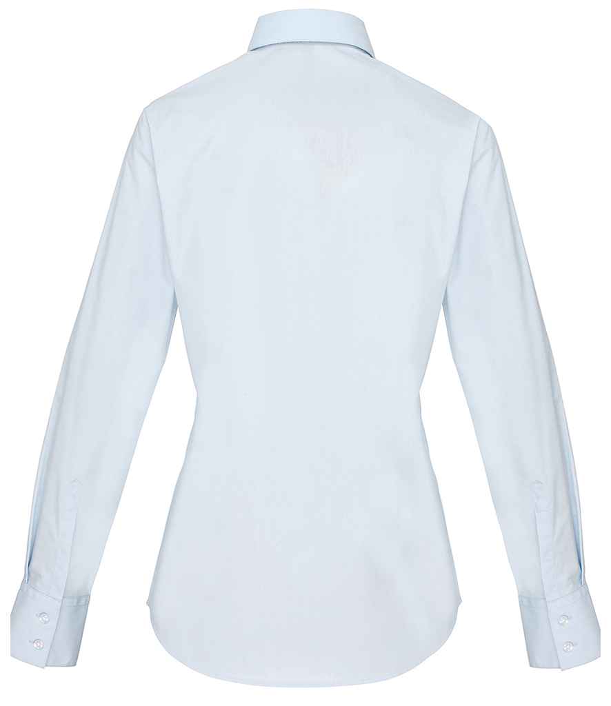Premier - Ladies Supreme Long Sleeve Poplin Shirt - Pierre Francis