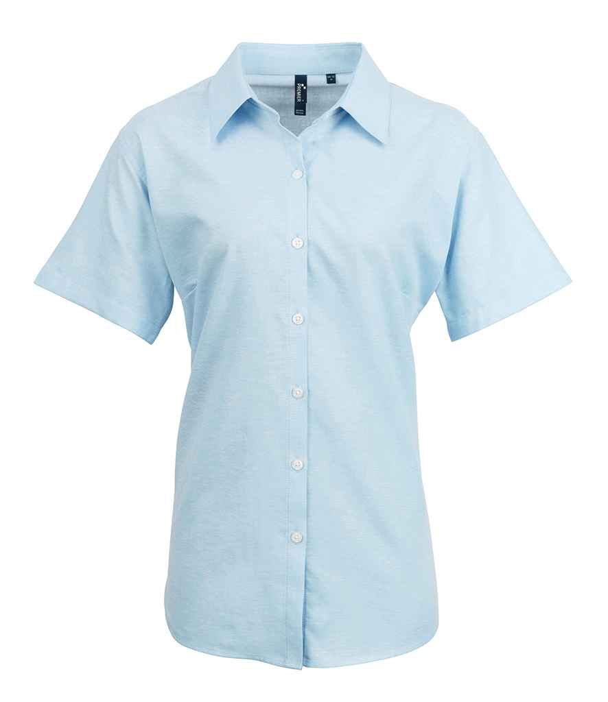 Premier - Ladies Signature Short Sleeve Oxford Shirt - Pierre Francis
