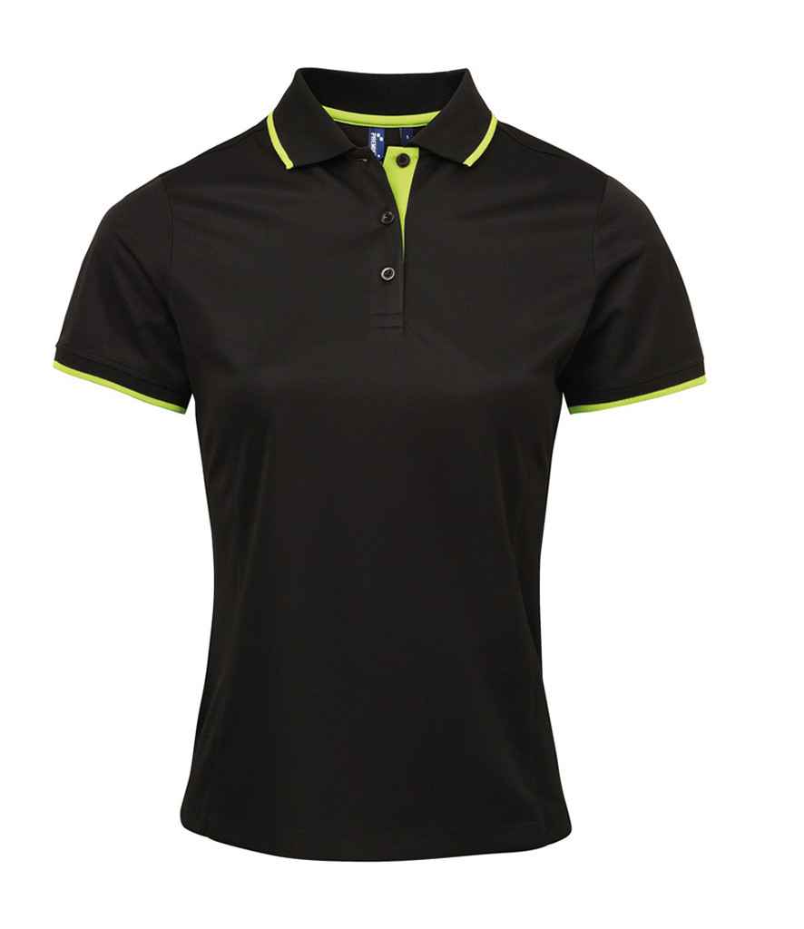 Premier - Ladies Contrast Coolchecker® Piqué Polo Shirt - Pierre Francis