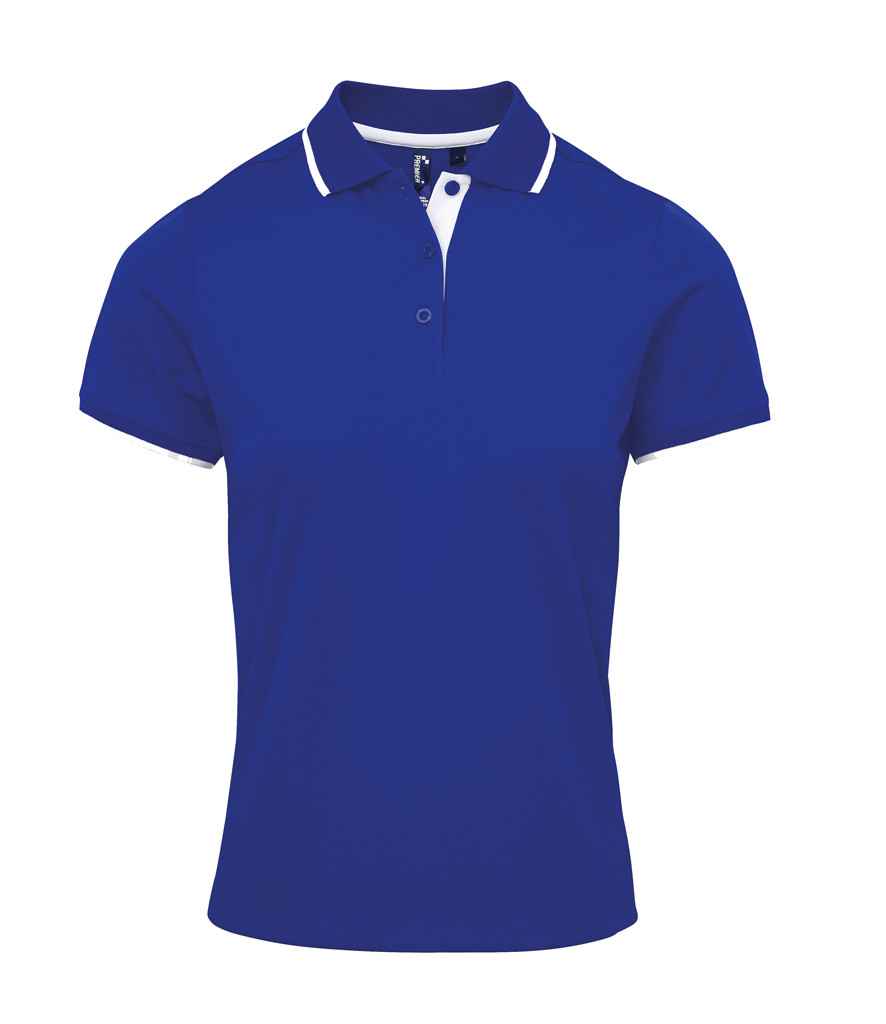 Premier - Ladies Contrast Coolchecker® Piqué Polo Shirt - Pierre Francis