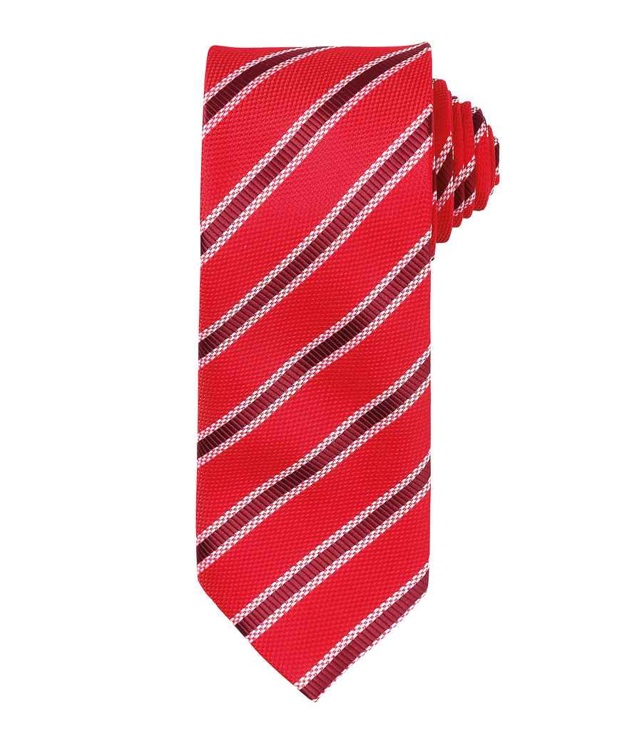 Premier - Waffle Stripe Tie - Pierre Francis