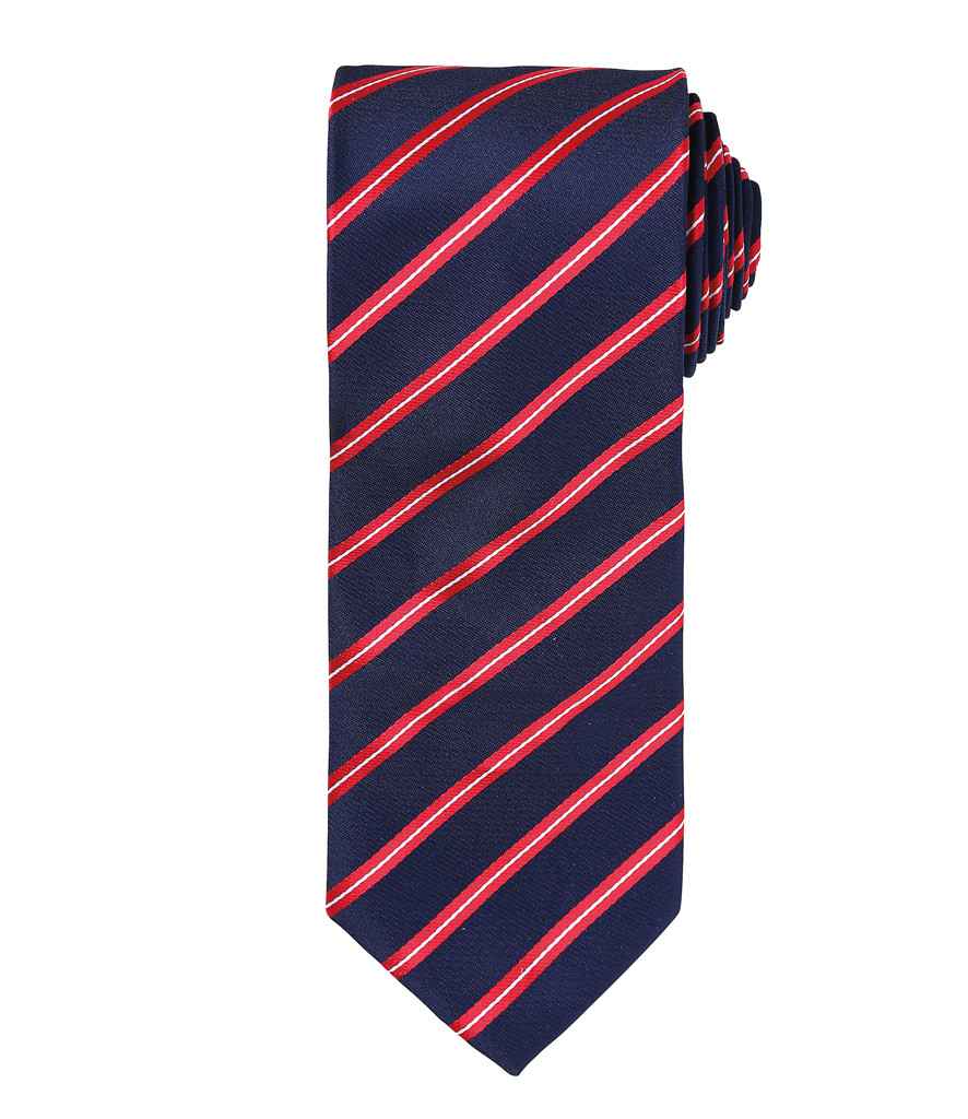 Premier - Sports Stripe Tie - Pierre Francis