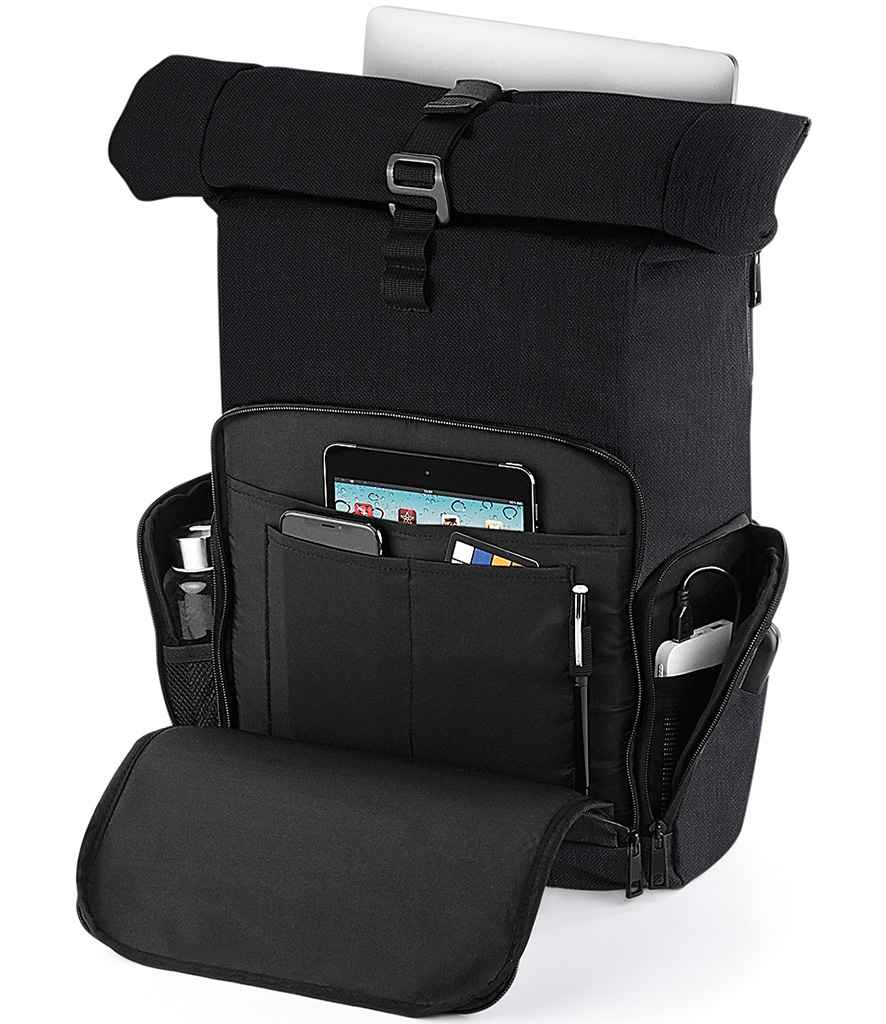 Quadra - Q-Tech Charge Roll-Top Backpack - Pierre Francis