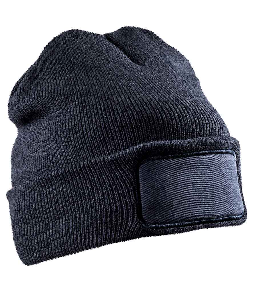 Result - Genuine Recycled Double Knit Printers Beanie - Pierre Francis