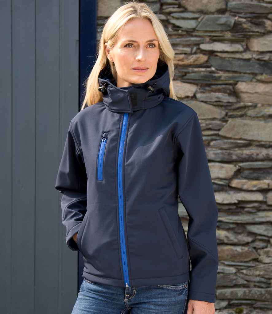 Result - Core Ladies Hooded Soft Shell Jacket - Pierre Francis
