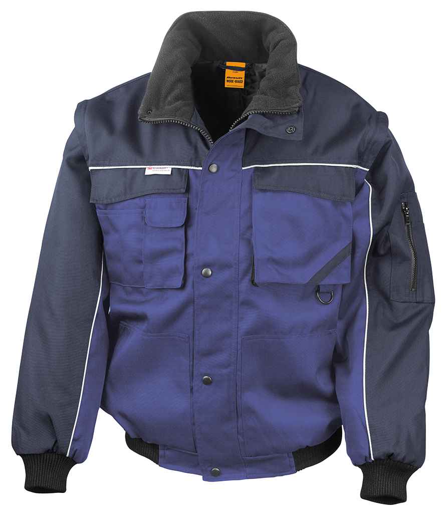 Result - Work-Guard Zip Sleeve Heavy Duty Jacket - Pierre Francis