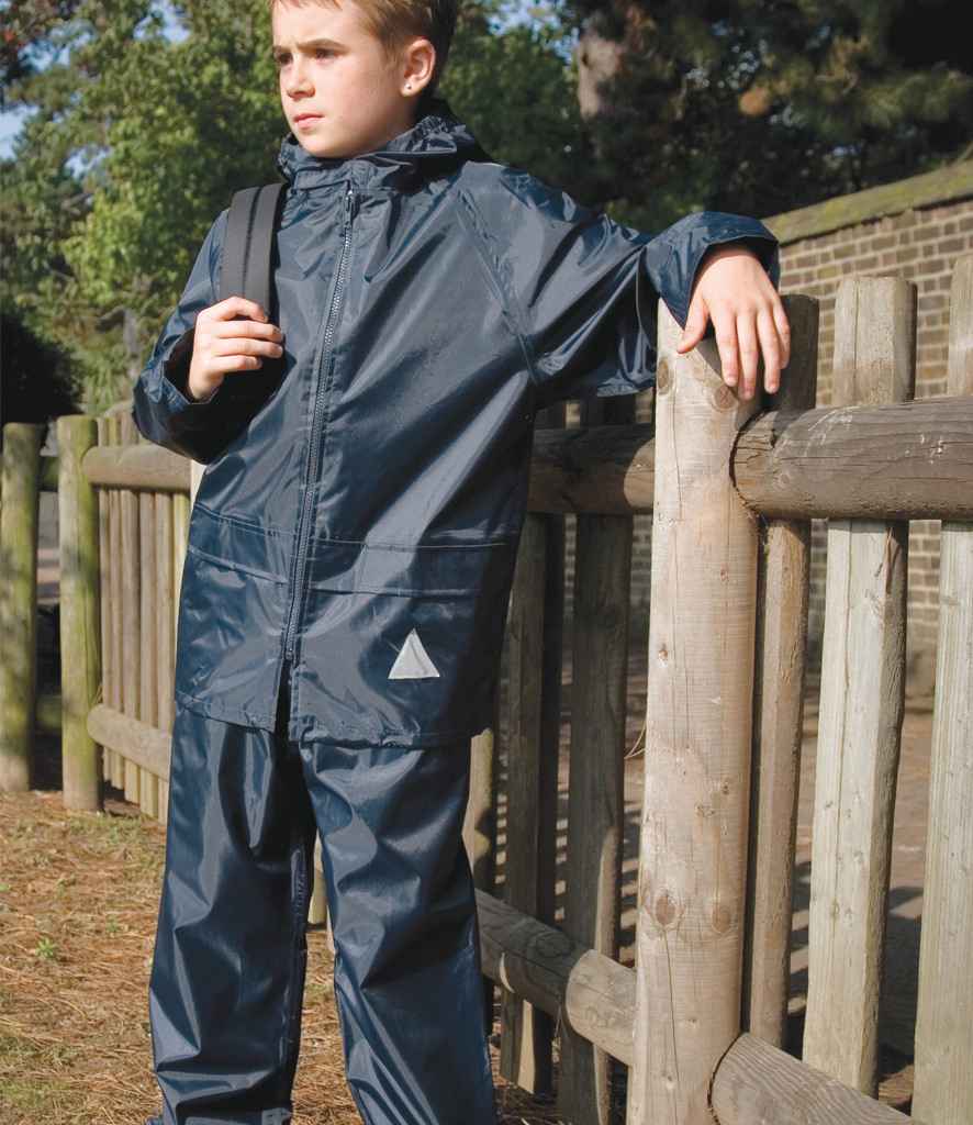 Result - Kids Waterproof Jacket/Trouser Suit in Carry Bag - Pierre Francis