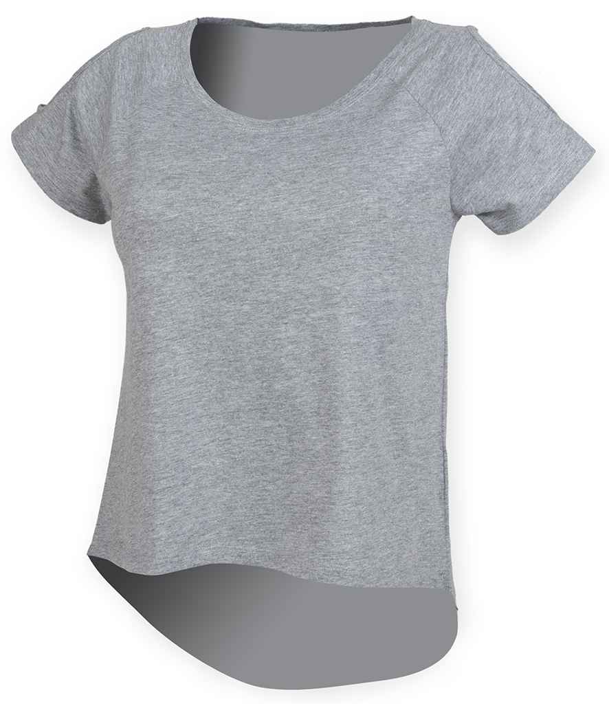 SF - Ladies Drop Tail T-Shirt - Pierre Francis